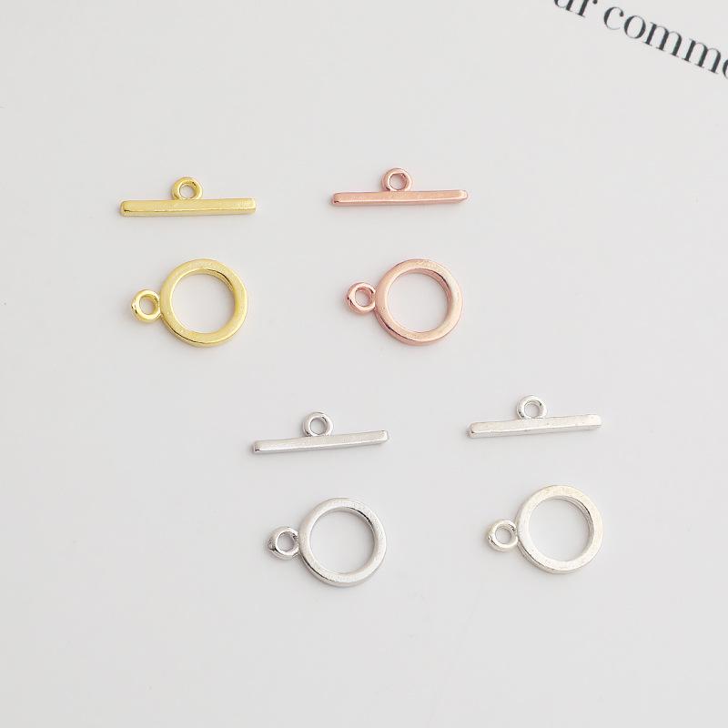 Застежка-цветок Twist OT из стерлингового серебра S925 для браслета/ожерелья своими руками