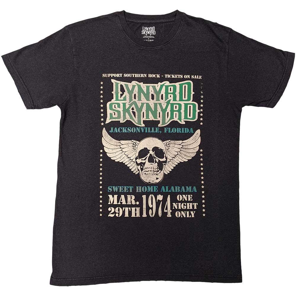 Lynyrd Skynyrd Unisex Adult Winged Skull T-Shirt