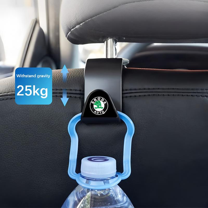 Car seat hook multi-functional storage hook accessory For skoda OCTAVIA RS FABIA KAMIQ KAROQ KODIAQ RAPID SCALA SUPERB
