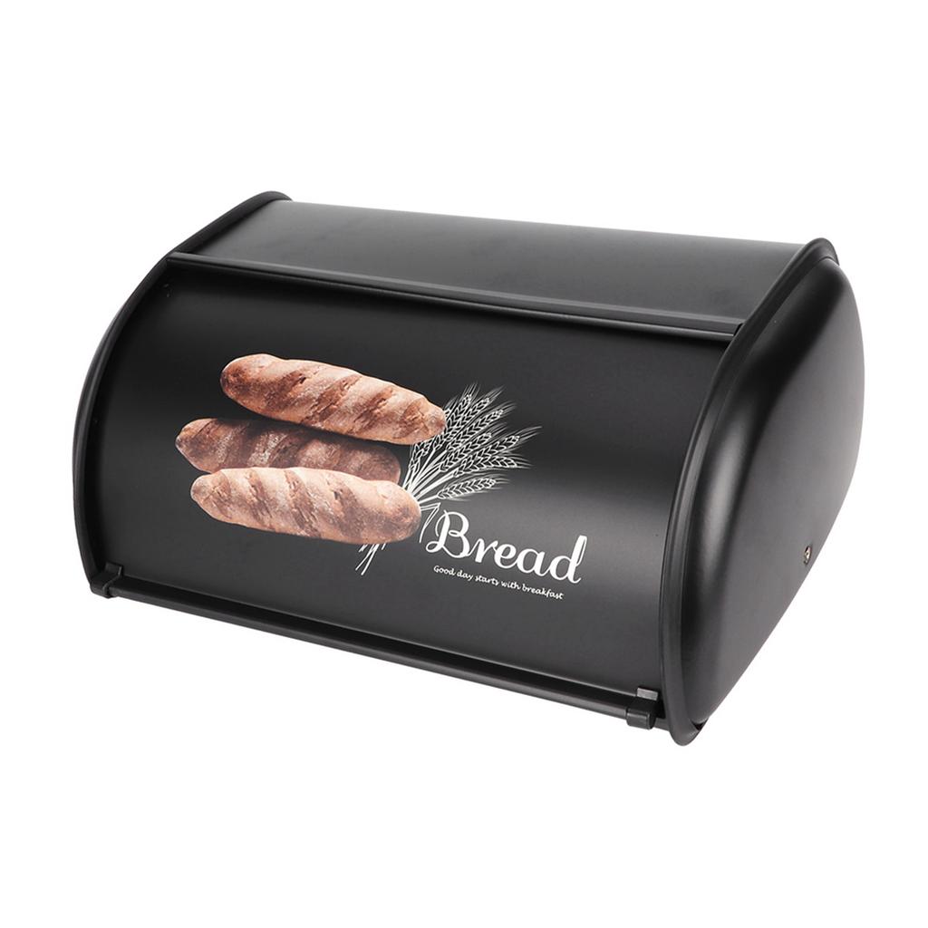 Большая емкость из нержавеющей стали Хлебница Держатель Контейнер для хранения на кухне