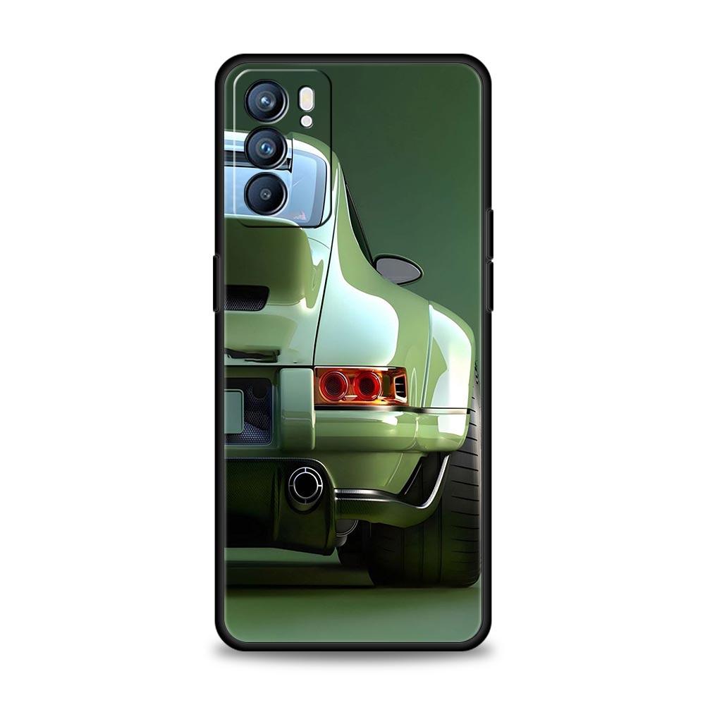 Супер Авто Спортивный Чехол для Телефона для Oppo Reno8 Reno7 Reno6 Pro A54 5G Find X6 X5 A53 A52 A9 A15 A95 A17 A16 A76 A74 A57 A31 Обложка
