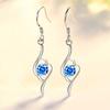 1 Pair Women Earrings Shiny Rhinestone Great Stickiness High Quality Drop Earrings for Wedding