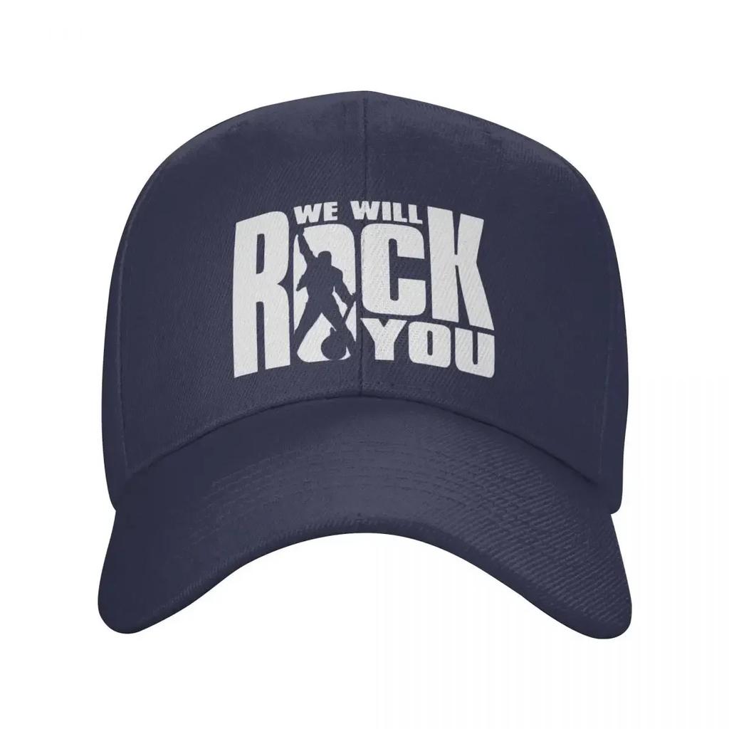 Модная бейсболка We Will Rock You Унисекс Женская Регулируемая Кепка Queen Rock Band Dad Hat Для улицы Snapback Кепки Тракер