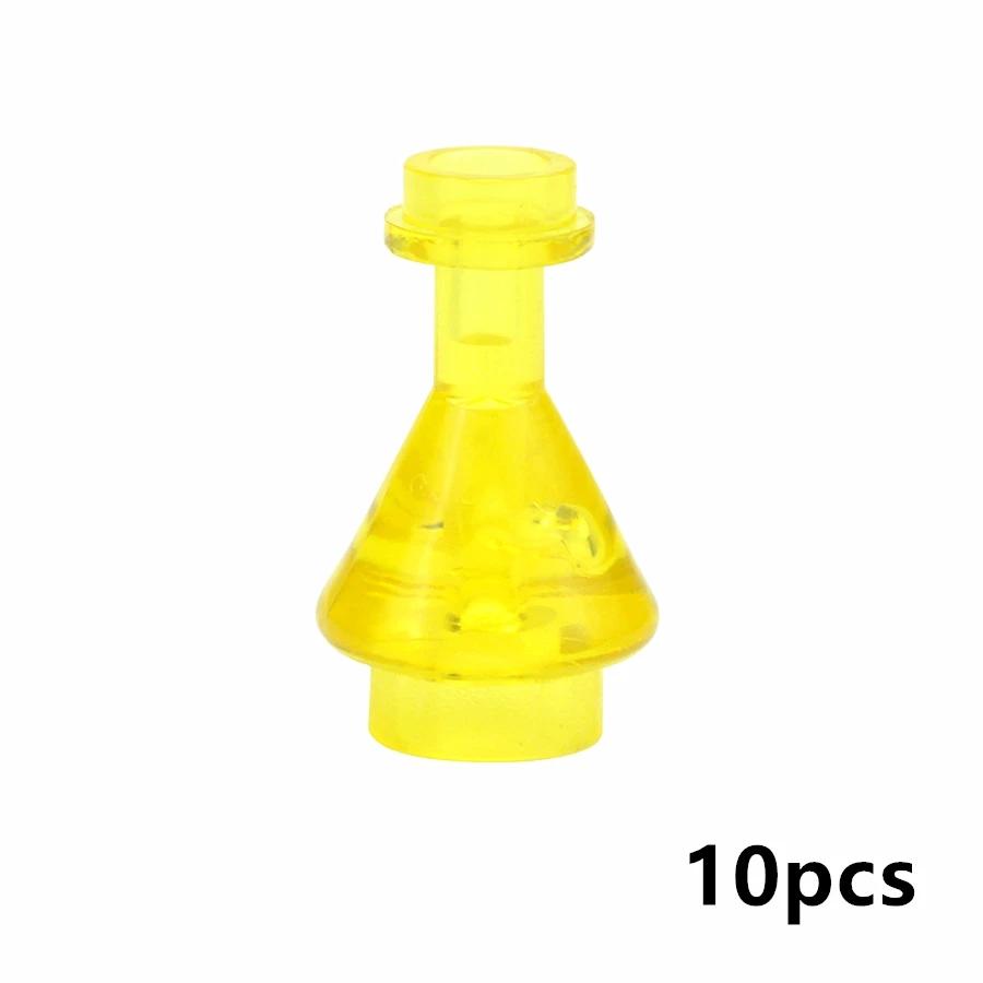 10 Pieces Transparent Wine bottle Pharmacy Flask Toysets Matches 93549 Creating Block DIY Building Assembly Learning Toy Ideal For Little Ones Gift