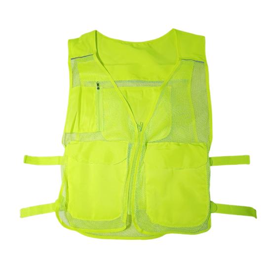 Охлаждающий жилет для мужчин и женщин, регулируемый, дышащий сетчатый ледяной жилет с 4 карманами, летняя прохладная куртка для жаркой погоды, для работы на открытом воздухе, рыбалки, велоспорта