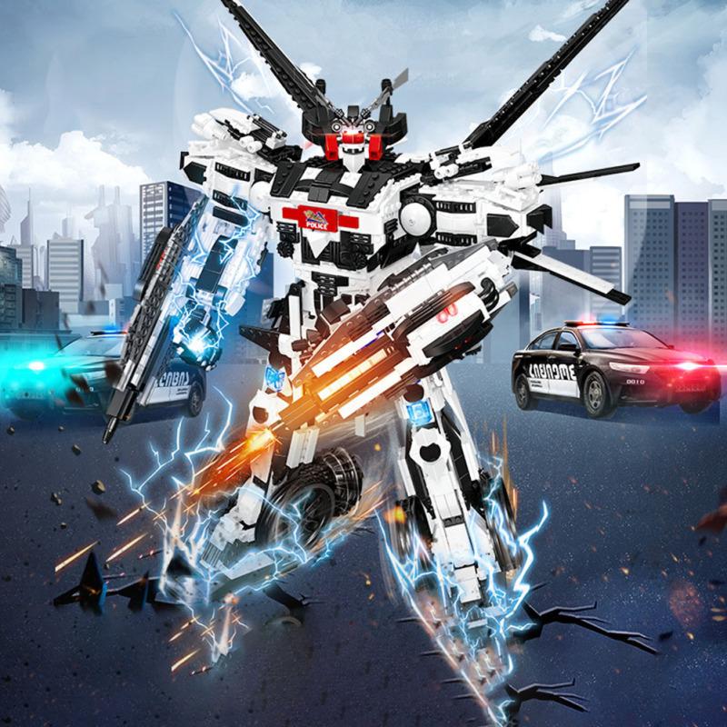 Строительные блоки Swat Mecha, модель игрушки, сделай сам, пластиковые мелкие частицы, собранные строительные блоки, подарки для