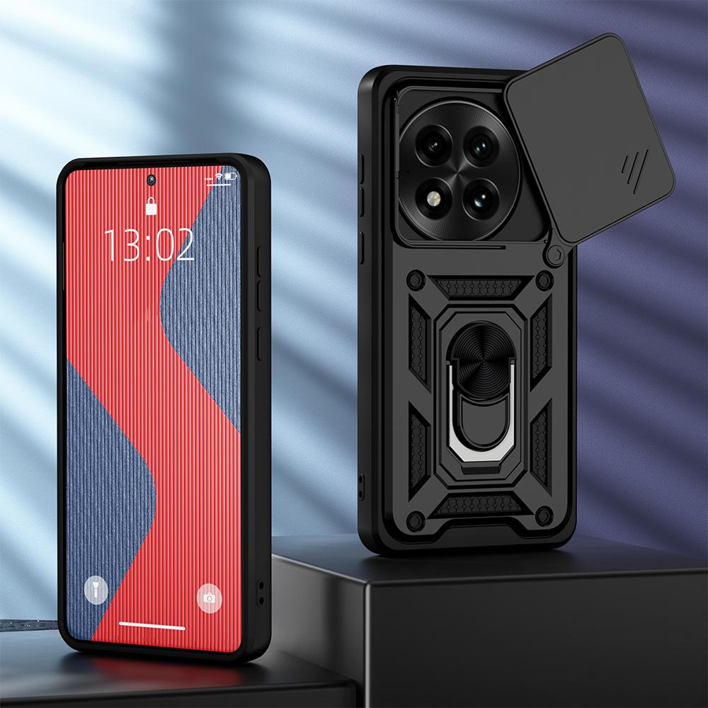 KEYSION Противоударный защитный чехол для OnePlus 13 5G, защитное кольцо для камеры, подставка, задняя крышка для OnePlus 13 5G