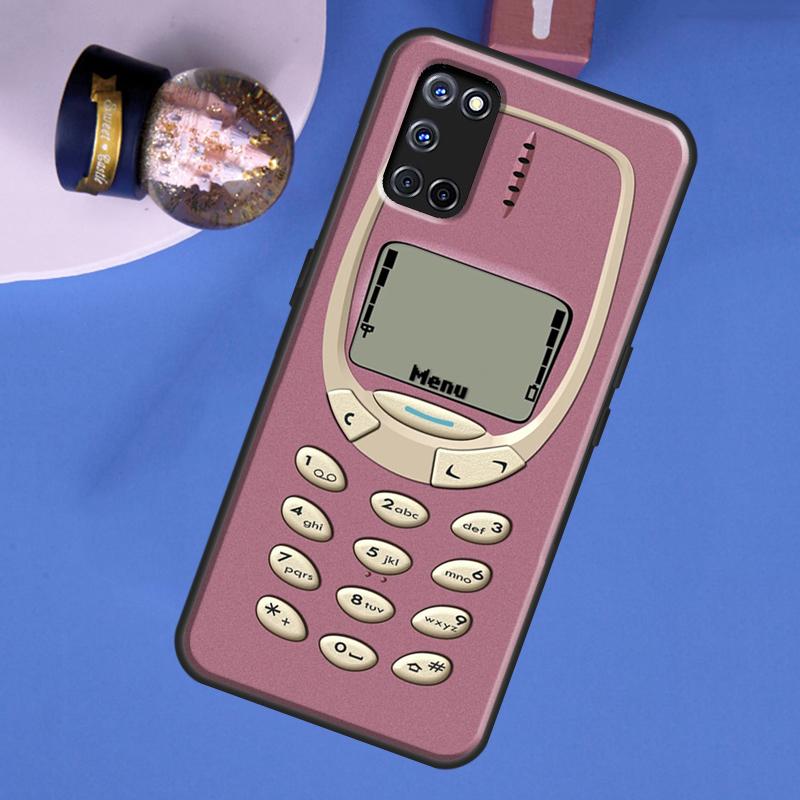 Ретро мобильный телефон Чехол для телефона Для Oppo A80 A40 A60 A16 A76 A96 A91 A15 A17 A74 A94 A54 A57S A18 A38 A58 A98 A78