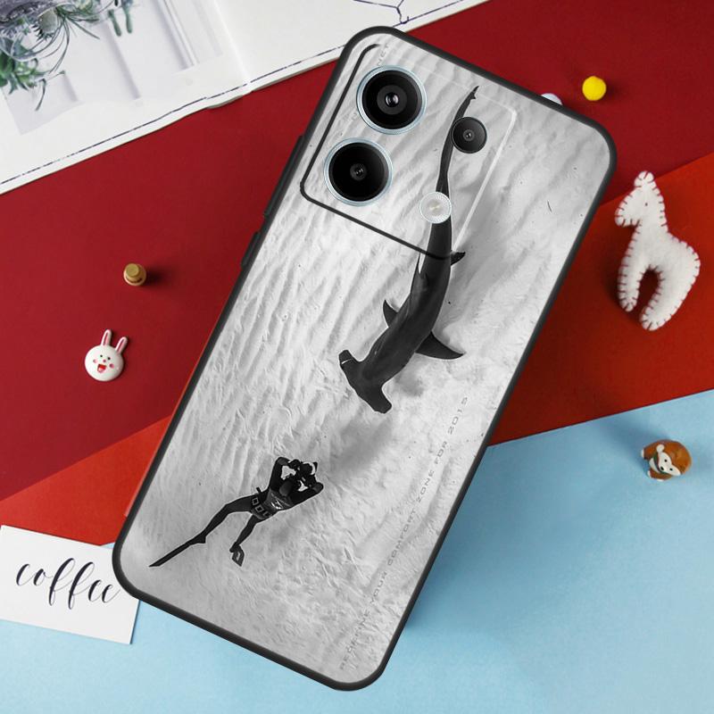 Чехол для подводного плавания для Xiaomi Redmi Note 13 12 10 8 9 11 Pro 12S 10S 11S Redmi 13C 10A 10C 9C 12C