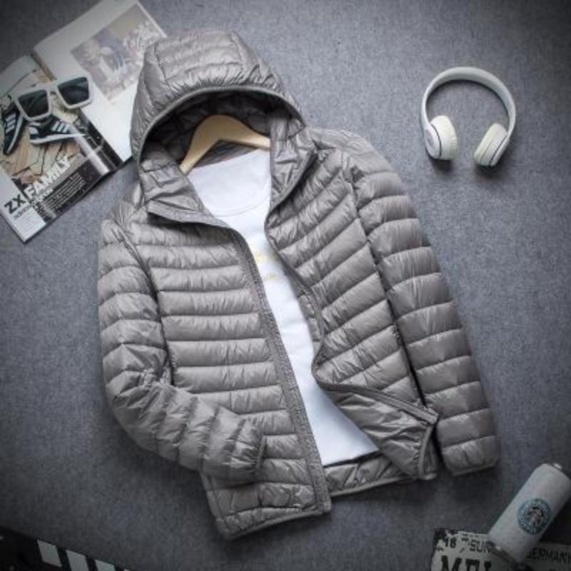 Women's Fashion Hooded Short Large Ultra-thin Lightweight Youth Slim Coat Down Jackets Autumn Winter Light Down Jacket