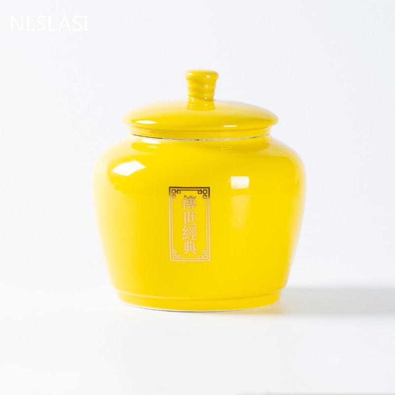 Китайская керамическая чайница, бытовая сухофруктовая закуска, герметичный контейнер для хранения, переносные чайные коробки для путешествий, контейнеры Тегуаньинь