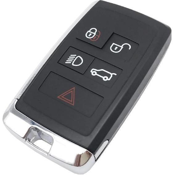 Replacement Key Fob Cover Case fit for 2018- Land Rover Discovery Range Rover Sport Evoque 5 Keyless Entry Remote Key Fob Shell