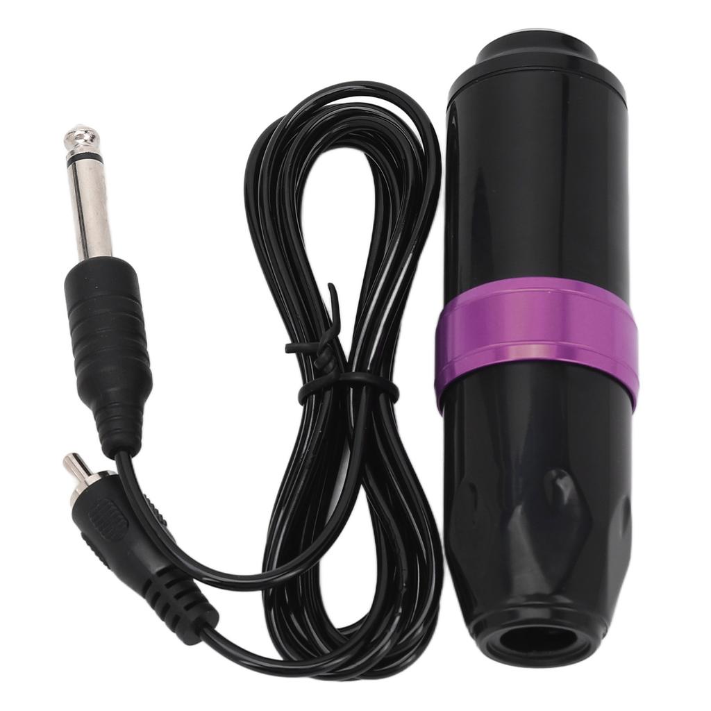 Картридж Игла Роторная Тату Машинка Интерфейс RCA Регулируемый Ход 5-9В Тату Машинка Черно-Фиолетовая