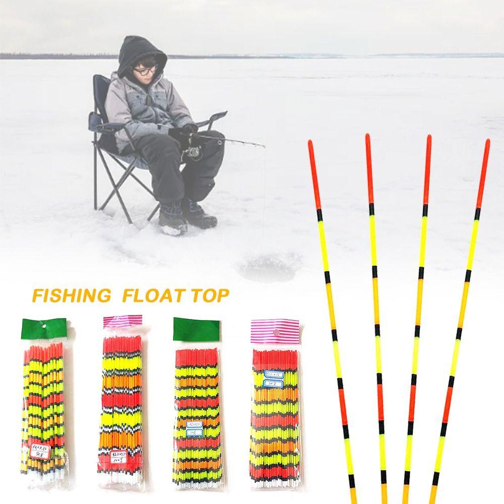 10pcs DIY Fishing  Float Top Drift Tail Eye catching Fishing Float Top Floats Buoy  Night Fishing