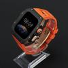 Роскошный чехол из углеродного волокна для Apple Watch S10 42 мм 46 мм Безель Резиновый ремешок Комплект для модификации Iwatch Series 10 46 мм 42 мм