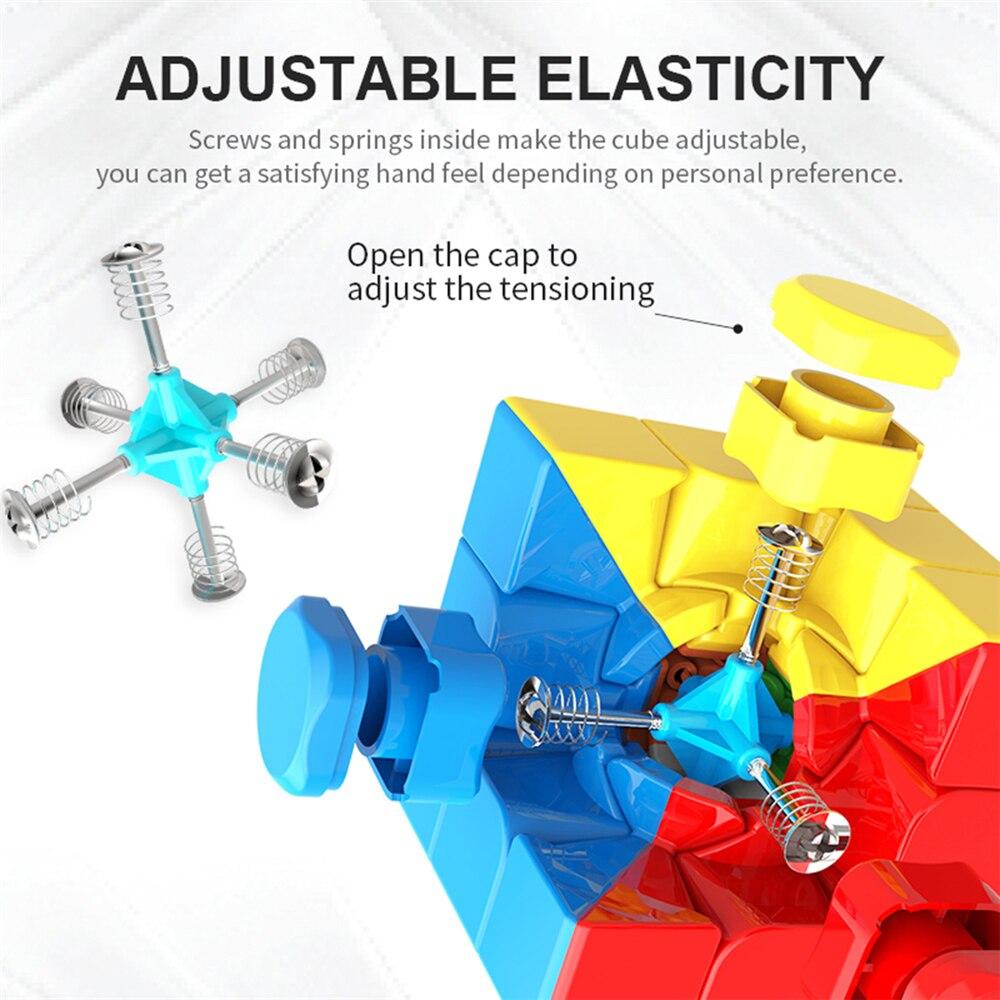 3x3x3 Magic Cube Кубик-головоломка без наклеек Профессиональные скоростные кубики Развивающие игрушки для студентов Обучающие кубики-головоломки Игрушки