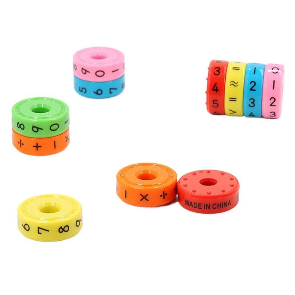 Math Toys Learning Educational Toys Math Magnetic Block Montessori Puzzle Game Numbers Magic Cube