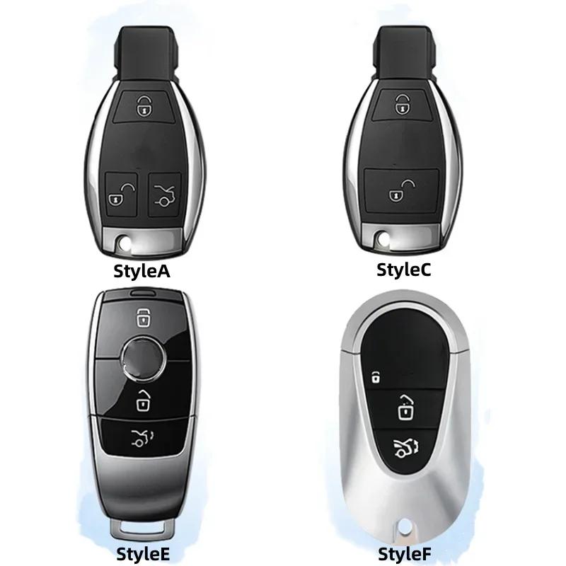 Кожаный чехол для ключей от автомобиля для Mercedes Benz ACESG Class GLC CLE CLA GLB GLS W177 W205 W213 W222 X167 AMG замшевые аксессуары