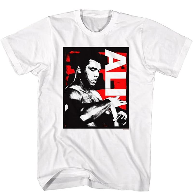 Muhammad Ali Cotton Tshirt For Unisexs And Unisexs Summer Aesthetic T Shirt Leisure Tee Shirt Oversized Tops Y2k Streetwear