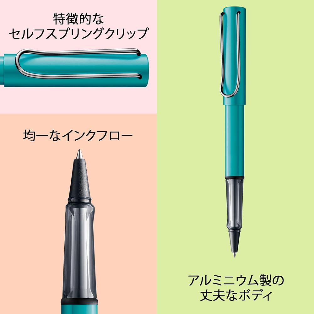 Ручка-роллер LAMY AL-Star Турмалин - Прозрачная Эргономичная Ручка Ширина Линии M - Легкий Алюм...