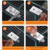 Aquarium Bird Cages Fish Tank Transparent Anti-Escape Net DIY Protective Mesh Anti-Escape Rust-Resistant Replacement Net