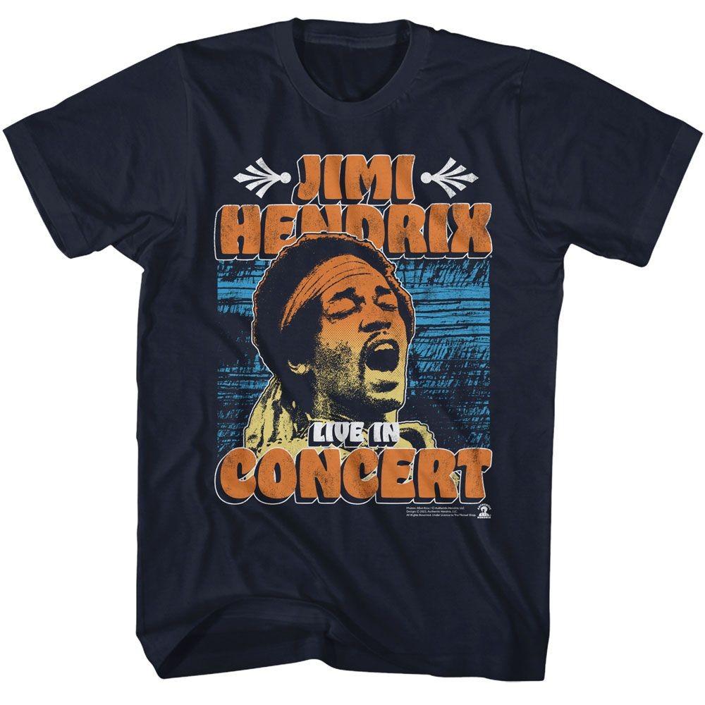 Jimi Hendrix In Concert Poster Music Shirt