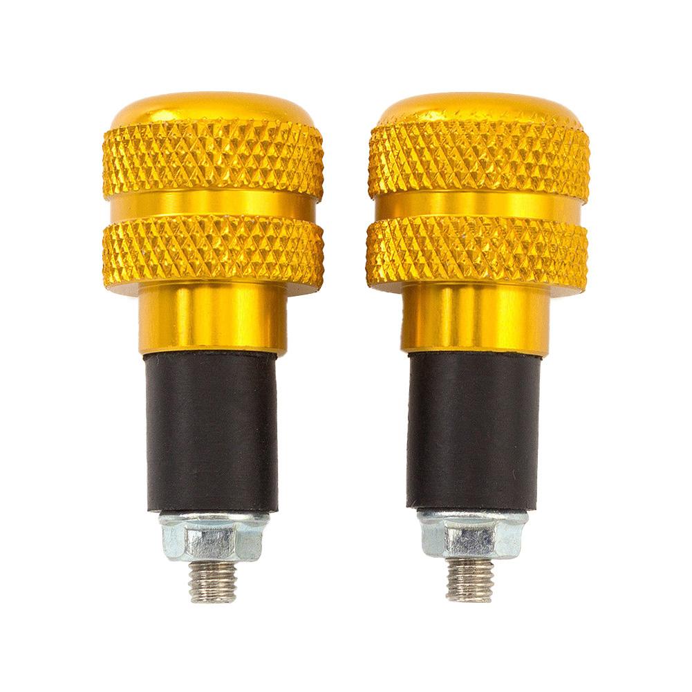 2 шт. 7/8 "22 мм мотоциклетный алюминиевый руль, сбалансированная вилка, слайдер, конец ручки, весовые ручки, крышка для Honda Suzuki