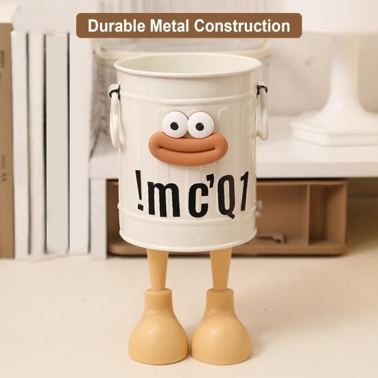 Подставка для ручек Мультяшный стиль Большой рот Длинные ноги Форма Органайзер для ручек Большая вместимость Офисные Школьные Канцелярские принадлежности