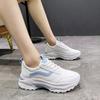 Новые модные кроссовки женские простые дышащие сетчатые туфли на плоской подошве для ходьбы кроссовки женские вулканизированные туфли для спортзала белая женская обувь