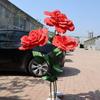 Новый 40/50 см Искусственный Пион Гигантский ПЭ Симуляция Пиона Цветок Витрина Искусственные Цветы Фото Реквизит