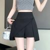 Women's Summer Plus Size Split Half Body Wrap Hip Skirt High Waist Irregular A-Line Short Skirt