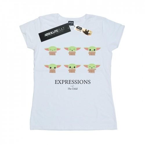 Star Wars Womens/Ladies The Mandalorian Expressions Of The Child Cotton T-Shirt