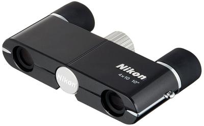 Бинокль Nikon Yu 4X10D CF Roof Prism Type 4x 10 Caliber Ebony Black 4X10DCF в (Сделано в Японии)