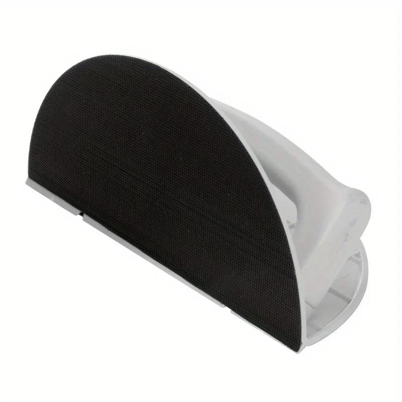 Самоклеящийся держатель шлифовальной подушки в форме полукруга Прочный пластиковый угловой шлифовальный инструмент для гипсокартона Эргономичный инструмент для деревообработки и DIY проектов