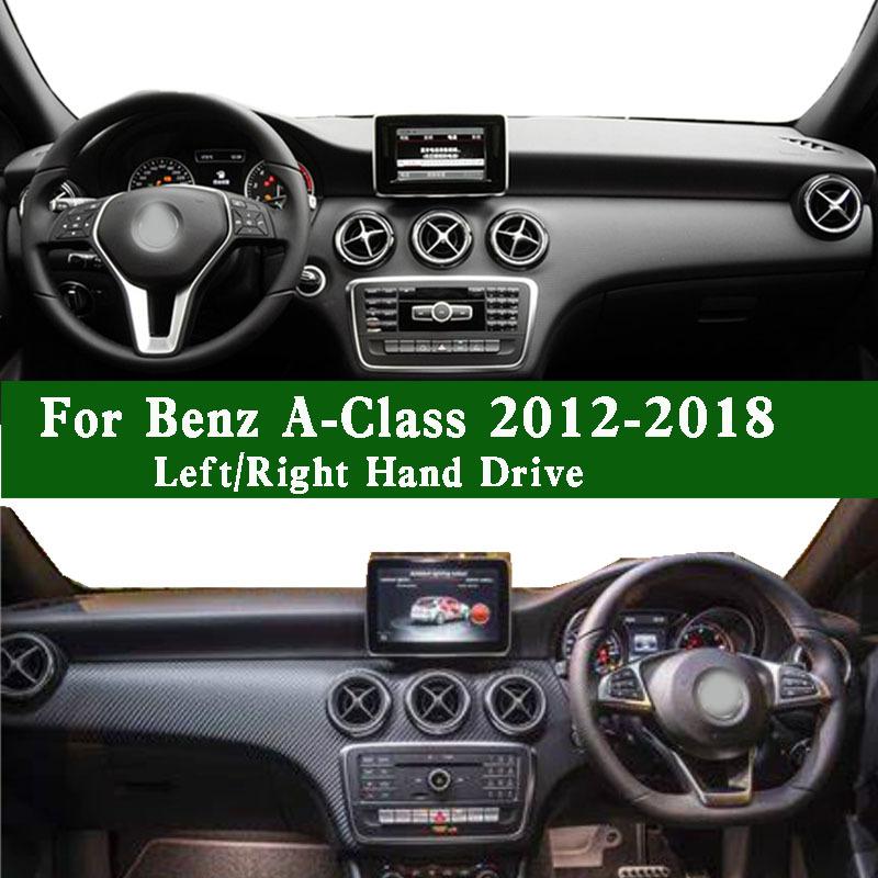 Для Mercedes-Benz A-Class A180 200 260 W176 2012-2018 Коврик на приборную панель Чехол на приборную панель Панель приборов Коврик на приборную панель Защита от грязи