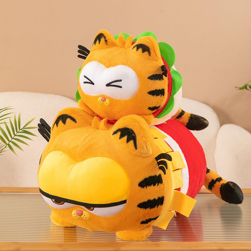 Очаровательная плюшевая кукла кота Гарфилда, мягкая игрушка для девочек, идеально подходит для сна и игры