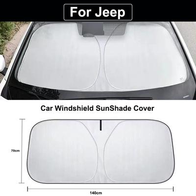 Автомобильный солнцезащитный чехол на лобовое стекло для Jeep Compass Patriot Cherokee Grand Renegade GladiatorУФ-аксессуары для автомобиля
