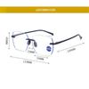 High-definition Reading Glasses Anti Blue-ray Eyeglasses Portable Far Sight Eyewear  Women Men
