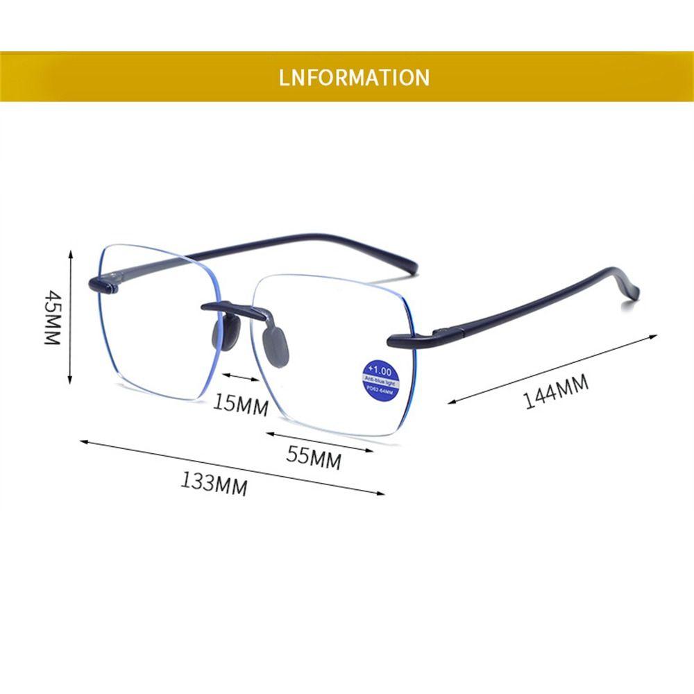 High-definition Reading Glasses Anti Blue-ray Eyeglasses Portable Far Sight Eyewear Women Men