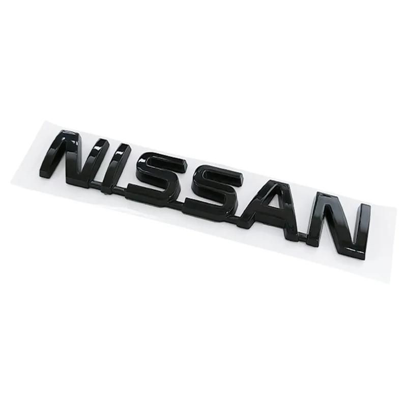 ABS Наклейка-буква на заднее крыло кузова багажника автомобиля для Nissan Qashqai J11 J10 Leaf Juke Patrol Micra X Trail Tiida Nismo Note