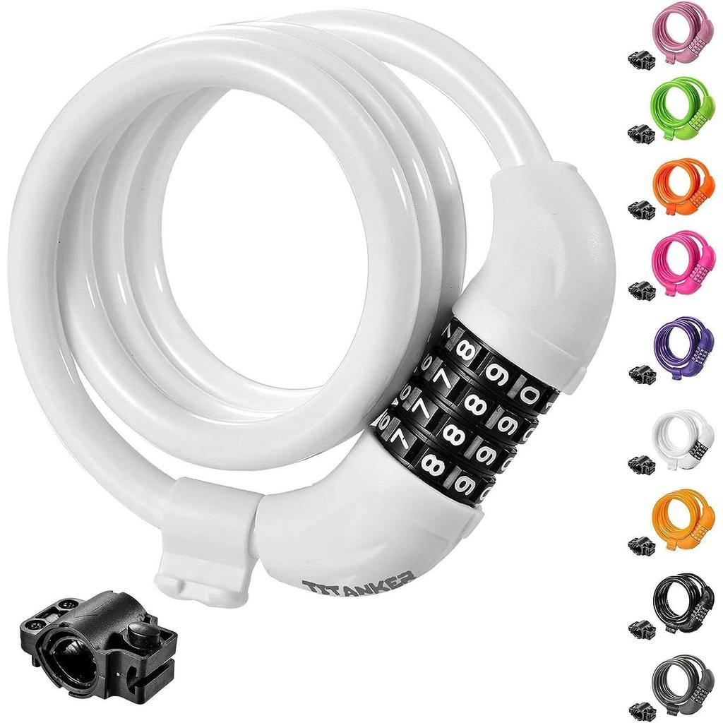 Bicycle Password Lock, Steel Wire Lock, Mountain Bike Four Position Password Lock, Motorcycle Lock, Anti-theft Lock, Dead Flying Lock, 532 Locks