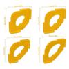 4PCS Half Fillet Positioner Rounded Corners Radius Jig Router Bit Template Tool For Woodworking Locator Corner Template