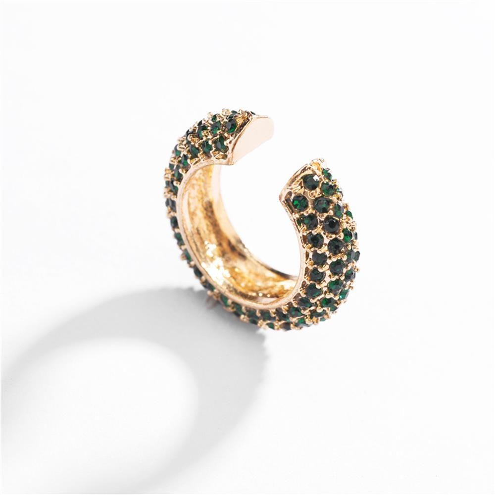 Gift No Pierced Jewelry Cubic Zirconia Ear Cuff Rhinestone CZ Cuff Earrings No Piercing Earrings