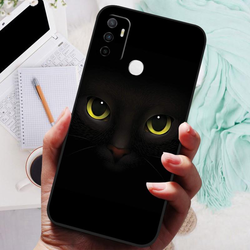 Чехол для OPPO A32 A53 A53S 2020, Чехол для телефона OPPO A15 A15S A35, Силиконовый мягкий задний чехол со львом и волком, Защитный чехол A53 2022
