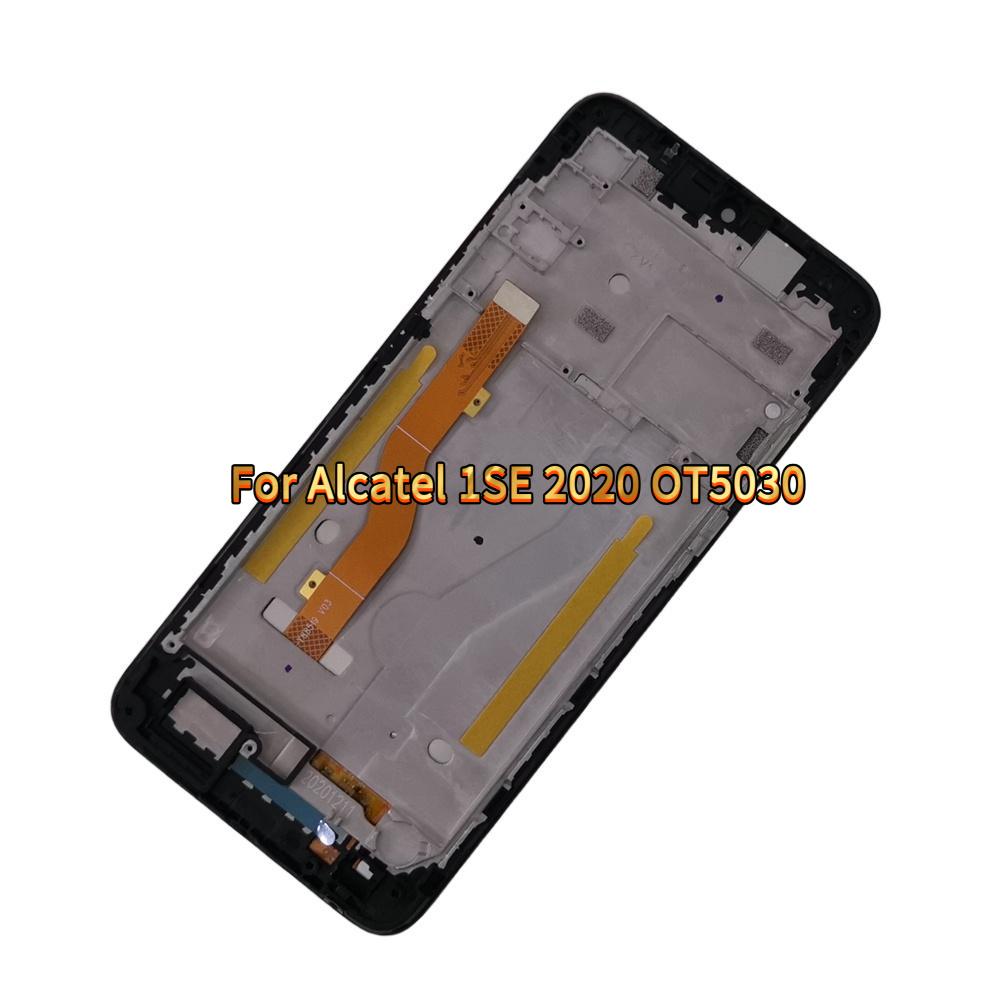 Полная сборка ЖК-экрана и сенсорного стекла для Alcatel 1SE 2020 OT5030 5030F, 5030U, 5030D_EEA С рамкой