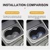 2pcs Suede Car Coaster Non-slip Water Cup Mat Bottle Holder Pad For Opel Insignia Corsa Zafira Mokka Grandland Antara Ampera