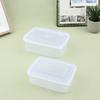 300/500 мл Прозрачный пластиковый прямоугольный контейнер для хранения, Специальный для холодильника, Герметичный, Пищевой, Кухонный контейнер для хранения