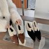 Fur Flats Women Sexy Warm Shoes for Woman Trend Winter Short Plush Elegant Snow Botas