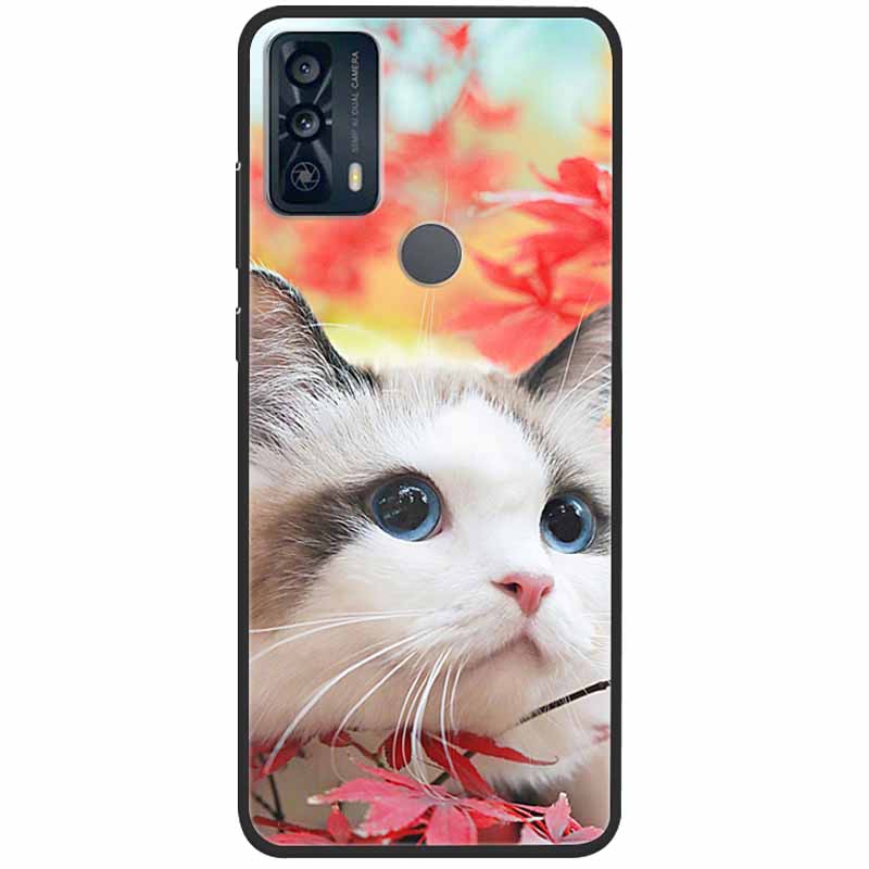 Чехол For TCL 20B Case 6159K Силиконовый Мягкий Модный TPU Чехол для Телефона для TCL 20B Case для TCL 20B 20 B Бампер Защитный TPU Оболочка