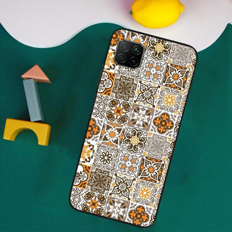 Эстетика мозаики в стиле бохо Для Huawei Nova Y73 Y72 Y70 Y90 Y60 Y61 Y91 12s 12i 11i 8i 9 10 SE P40 Lite P30 P60 Pro Чехол